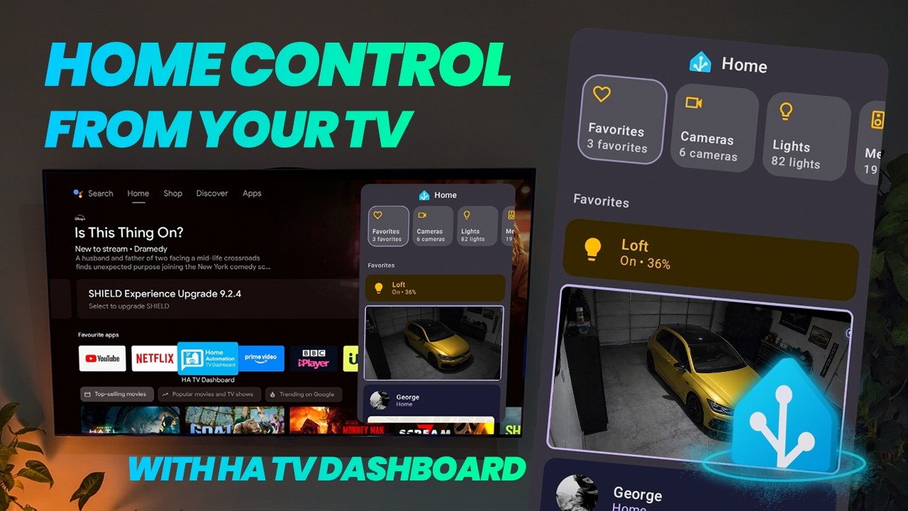 HA TV Dashboard Home Control panel